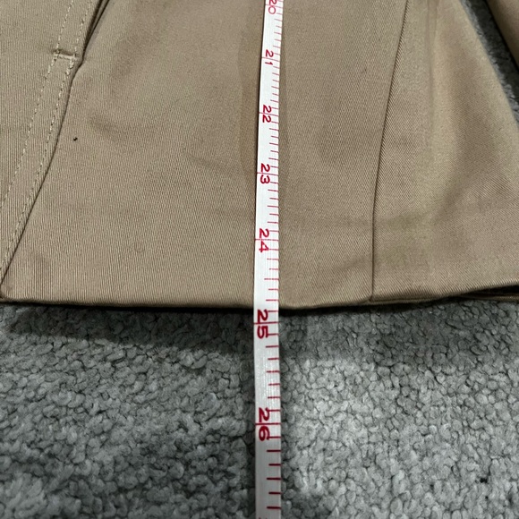 NWOT Banana Republic Waist Length Trench Coat, Women's L Tan Belted Raincoat - Picture 10 of 10